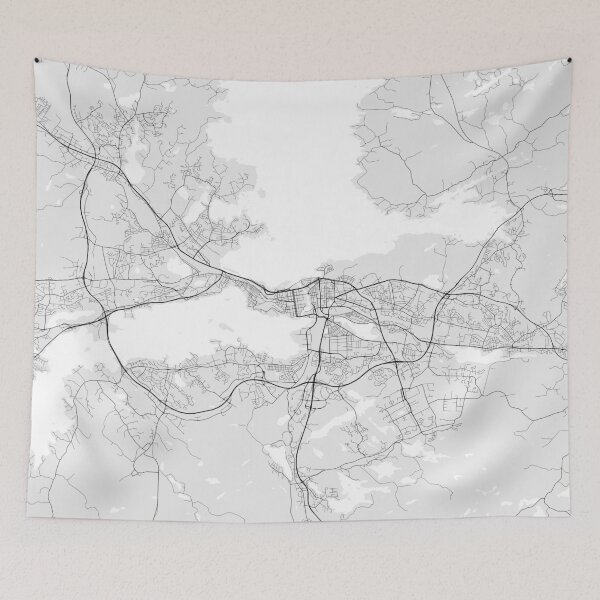Item preview, Tampere City Map of Pirkanmaa, Finland - Minimalist designed and sold by deMAP.