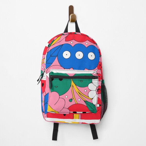 Item preview, A colorful illustration of cartoon flowers and faces designed and sold by Creative88Art.