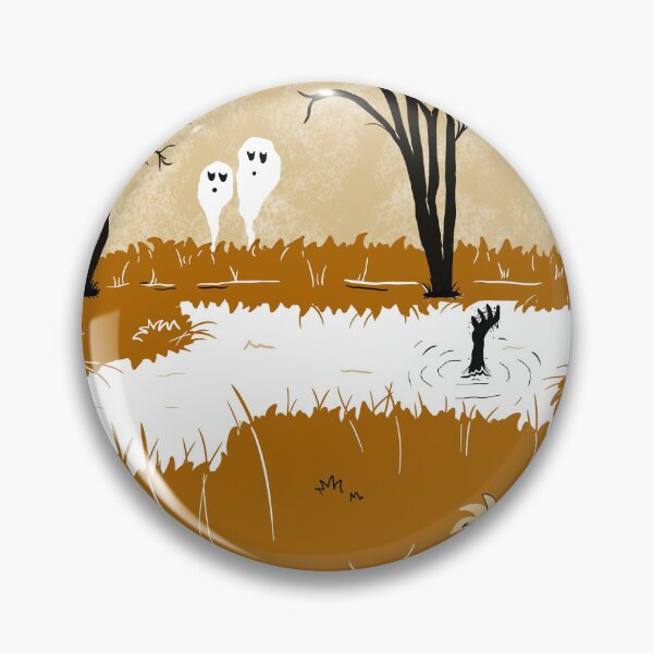 Item preview, Spooky Zombie Ghost Print (Orange) designed and sold by NotEvenAlex.