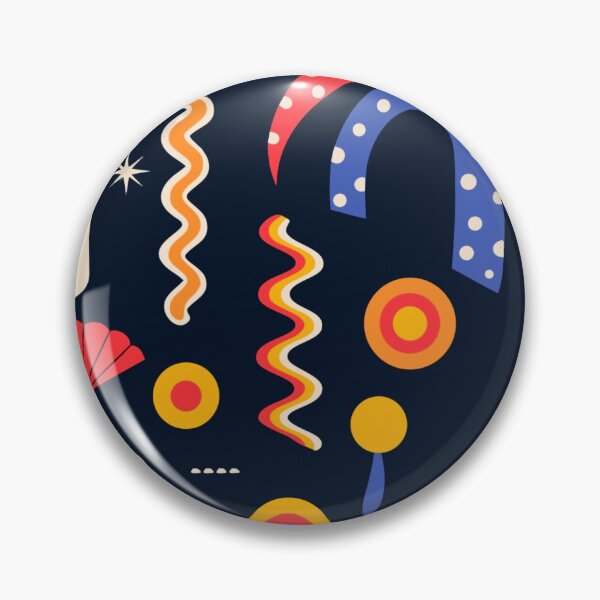 Item preview, A vibrant and playful abstract illustration with colorful shapes and patterns designed and sold by Creative88Art.