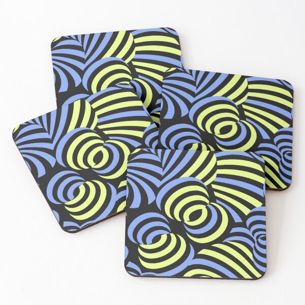 Item preview, A vibrant abstract pattern of swirling shapes and colors designed and sold by Creative88Art.