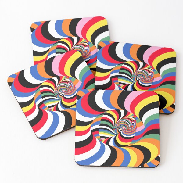 Item preview, A vibrant and colorful abstract design with swirling patterns designed and sold by Creative88Art.