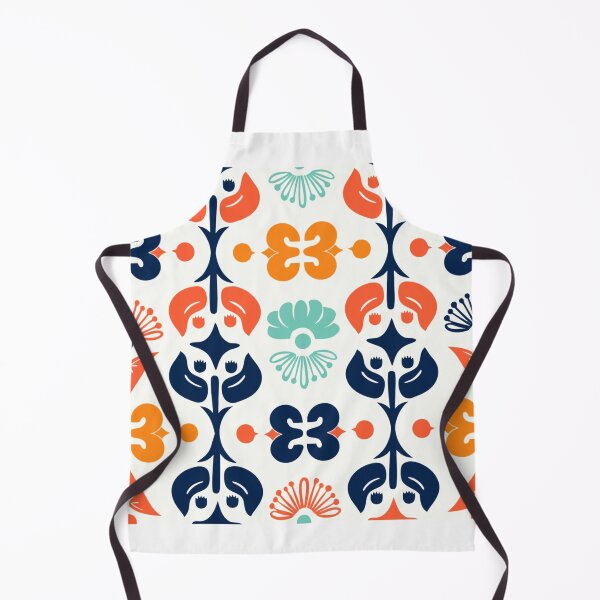 Item preview, A vibrant floral pattern design with colorful flowers and leaves on a white background designed and sold by Creative88Art.
