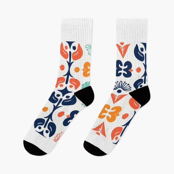 Item preview, A vibrant floral pattern design with colorful flowers and leaves on a white background designed and sold by Creative88Art.