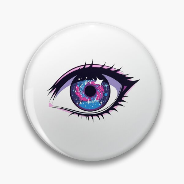 Item preview, Cosmic Galaxy Eye – Mystical Space Vision Aesthetic Sticker designed and sold by AD-NOVA!!!.