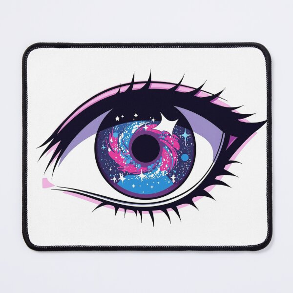 Item preview, Cosmic Galaxy Eye – Mystical Space Vision Aesthetic Sticker designed and sold by AD-NOVA!!!.
