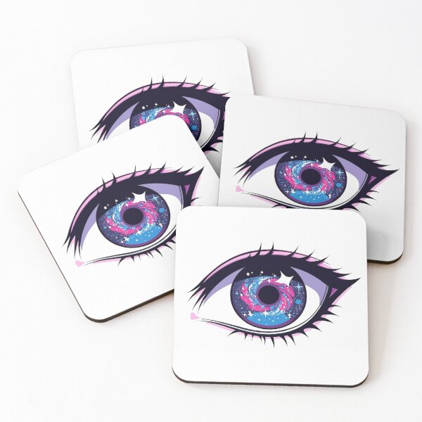 Item preview, Cosmic Galaxy Eye – Mystical Space Vision Aesthetic Sticker designed and sold by AD-NOVA!!!.