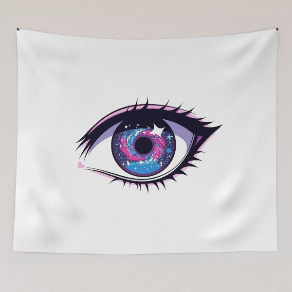 Item preview, Cosmic Galaxy Eye – Mystical Space Vision Aesthetic Sticker designed and sold by AD-NOVA!!!.