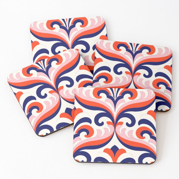 Item preview, A vibrant abstract floral pattern design designed and sold by Creative88Art.