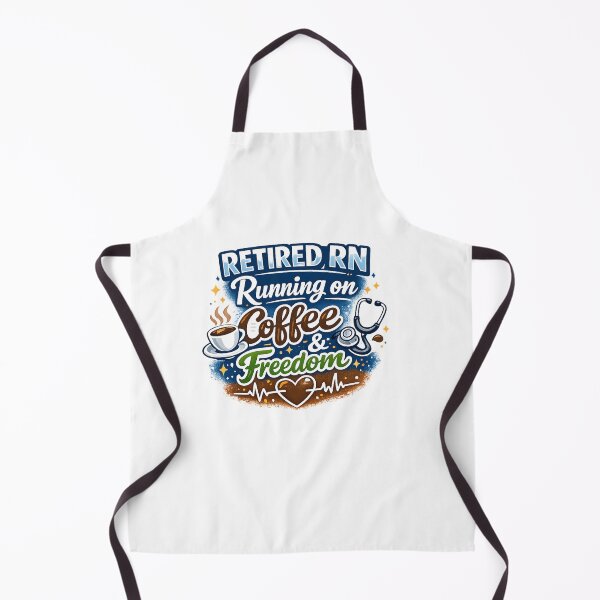 Item preview, Retired RN Running on Coffee & Freedom Funny Nurse Retirement Gift 2026 Classic T-Shirt  designed and sold by podlook.