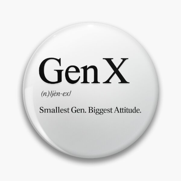 Item preview, GenX Smallest Gen, Biggest Attitude – Retro 80s/90s Sass – Classic GenX Humor designed and sold by TKOprintdesigns.