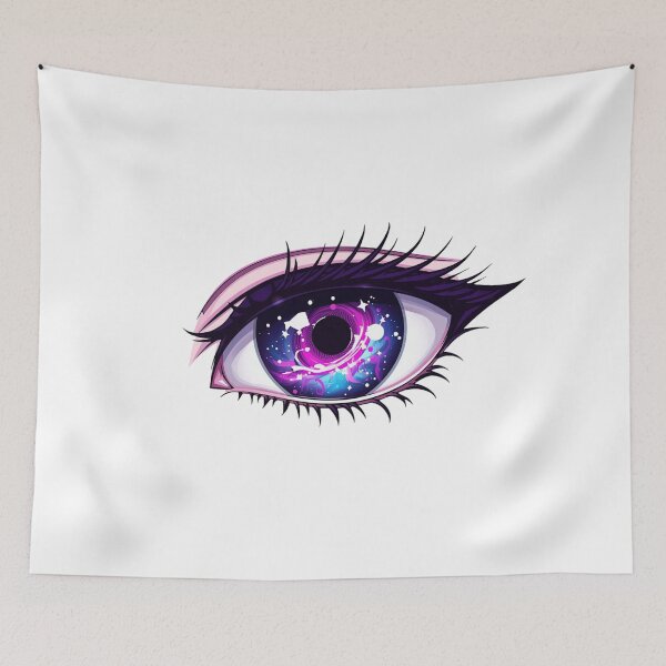 Item preview, Universe Inside Eye – Cosmic Spiral Vision Sticker designed and sold by AD-NOVA!!!.