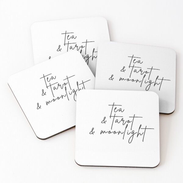 Item preview, Tea & Tarot & Moonlight – Mystical Witchy Night Ritual Aesthetic Design designed and sold by CosmicCutouts.