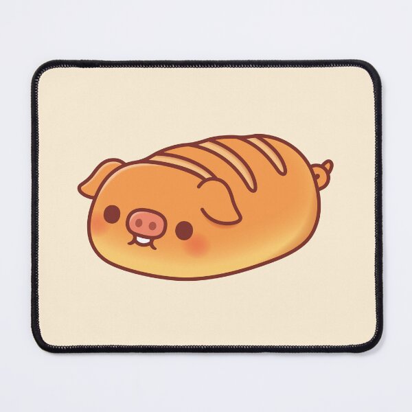 Item preview, Cute Pig Baguette Bread Loaf designed and sold by rustydoodle.