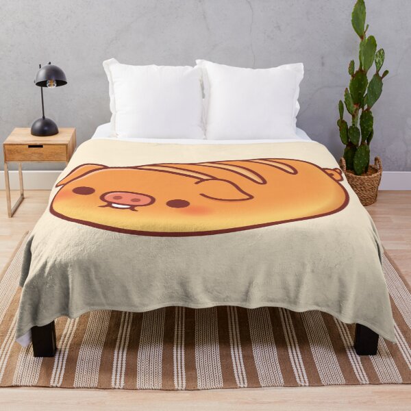 Item preview, Cute Pig Baguette Bread Loaf designed and sold by rustydoodle.