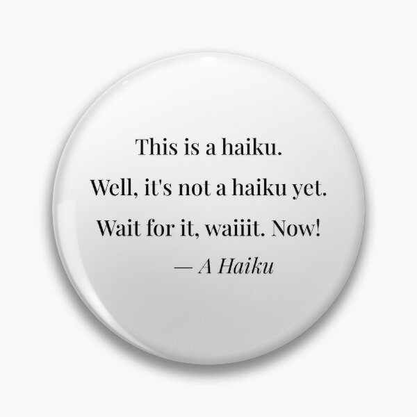 Item preview, This Is A Haiku - Funny Poetry T-Shirt | Witty Literature Gift designed and sold by Armless Apparel.