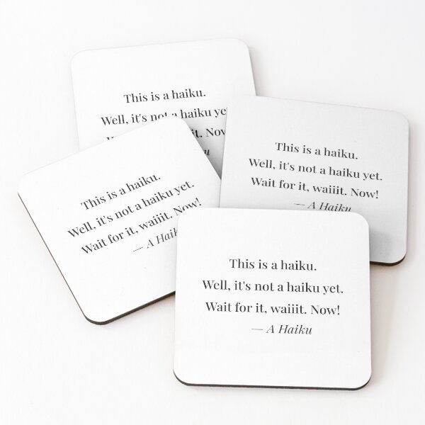 Item preview, This Is A Haiku - Funny Poetry T-Shirt | Witty Literature Gift designed and sold by Armless Apparel.