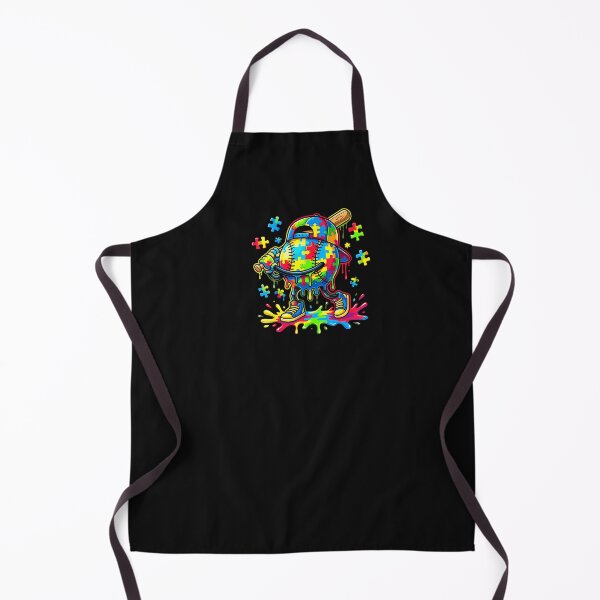 Item preview, Autism Awareness Baseball Ice Cream Drip designed and sold by scottygrindz.