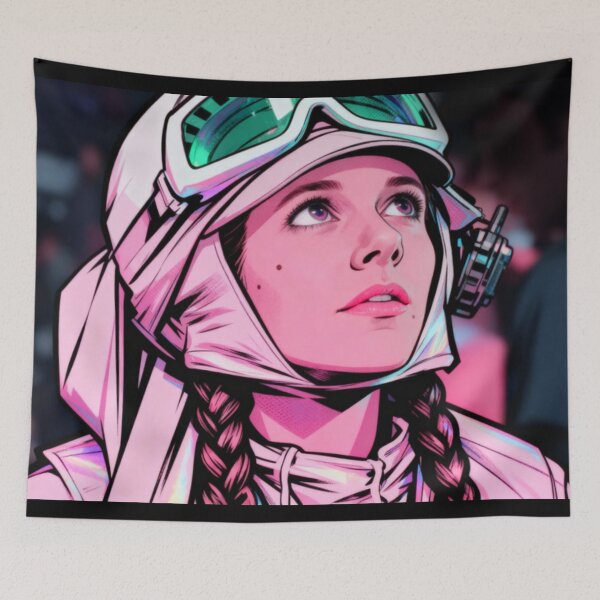 Item preview, The Rebel Princess Pop (PINK) - POP ART  designed and sold by CleverCulture.