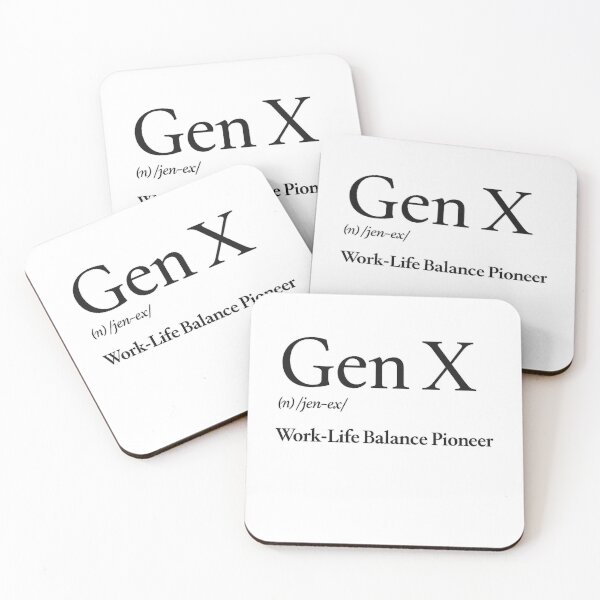 Item preview, GenX Work‑Life Balance Pioneer – Retro Office Humor – Classic GenX Attitude  designed and sold by TKOprintdesigns.