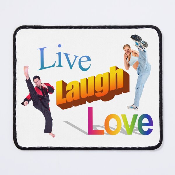 Item preview, Live Laugh Love - 90's 2000's Y2k Cool Karate Positive Message  designed and sold by blueversion.