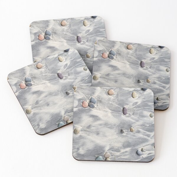 Item preview, Pebbles on Rippled Sand - Serene Beach Texture Photography designed and sold by TheArtOfTreble.