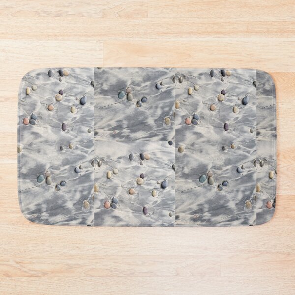 Item preview, Pebbles on Rippled Sand - Serene Beach Texture Photography designed and sold by TheArtOfTreble.