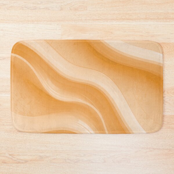 Item preview, Shades of Caramel Brown Wavy Design Pattern designed and sold by burbankdesigns.