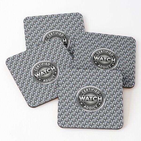 Item preview, Certified Watch Addict – Luxury Watch Enthusiast Badge & Pattern designed and sold by WatchesAndMore.