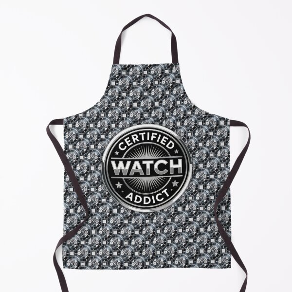 Item preview, Certified Watch Addict – Luxury Watch Enthusiast Badge & Pattern designed and sold by WatchesAndMore.
