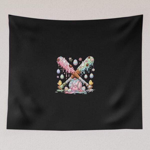 Item preview, Easter Baseball Bats Ice Cream Drip designed and sold by scottygrindz.