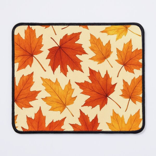 Item preview, Maple leaves seamless pattern designed and sold by GUNAPRIYAA.