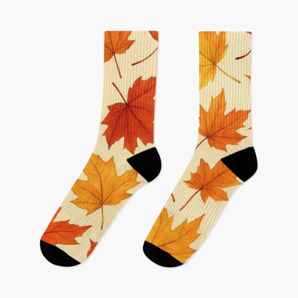 Item preview, Maple leaves seamless pattern designed and sold by GUNAPRIYAA.