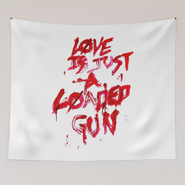 Item preview, Love is Just A Loaded Gun designed and sold by Vickyveum.