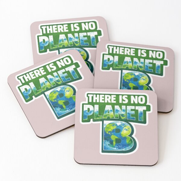 Item preview, There Is No Planet B – Earth Colors Sticker designed and sold by Barkashow.