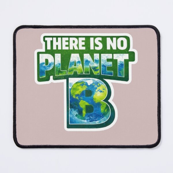 Item preview, There Is No Planet B – Earth Colors Sticker designed and sold by Barkashow.