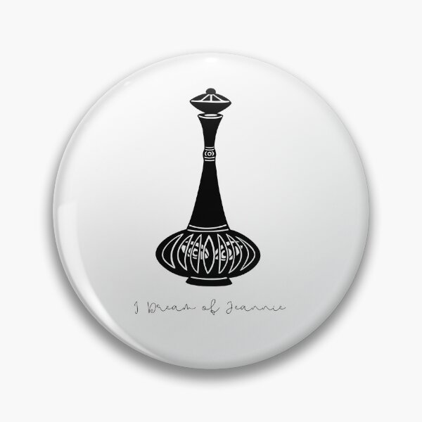Item preview,  Dream of Jeannie · Bottle · Black and White Illustration · Vintage TV Art Print- Calligraphy designed and sold by Atropa Parcae.