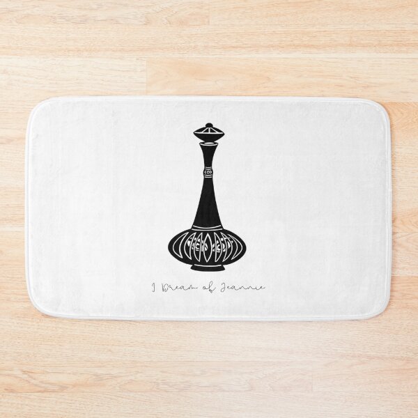 Item preview,  Dream of Jeannie · Bottle · Black and White Illustration · Vintage TV Art Print- Calligraphy designed and sold by Atropa Parcae.