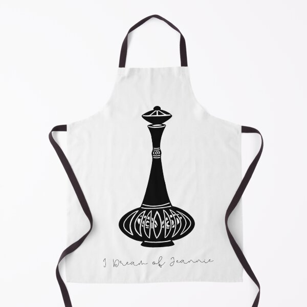 Item preview, Dream of Jeannie · Bottle · Black and White Illustration · Vintage TV Art Print- Calligraphy designed and sold by Atropa Parcae.