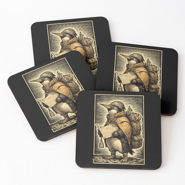 Item preview, The Penguin Cartographer of Lost Roads designed and sold by ThuHungart.
