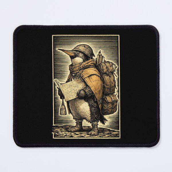 Item preview, The Penguin Cartographer of Lost Roads designed and sold by ThuHungart.