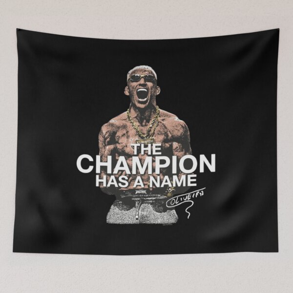 Item preview, Charles Oliveira "The Champion Has A Name" Signature  designed and sold by JeyVel.
