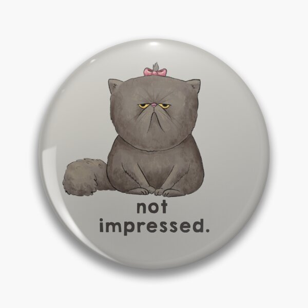 Item preview, Not Impressed Grumpy Cat Meme designed and sold by art-injoy.