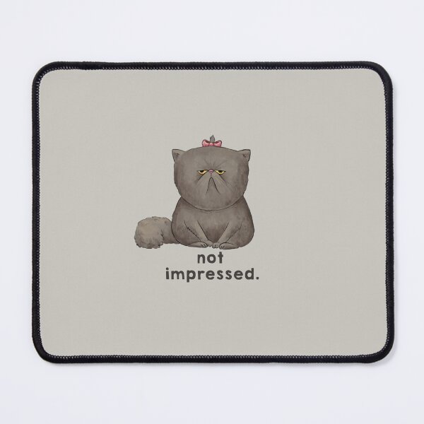 Item preview, Not Impressed Grumpy Cat Meme designed and sold by art-injoy.