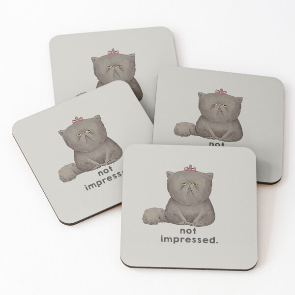 Item preview, Not Impressed Grumpy Cat Meme designed and sold by art-injoy.