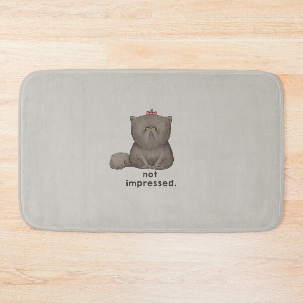 Item preview, Not Impressed Grumpy Cat Meme designed and sold by art-injoy.