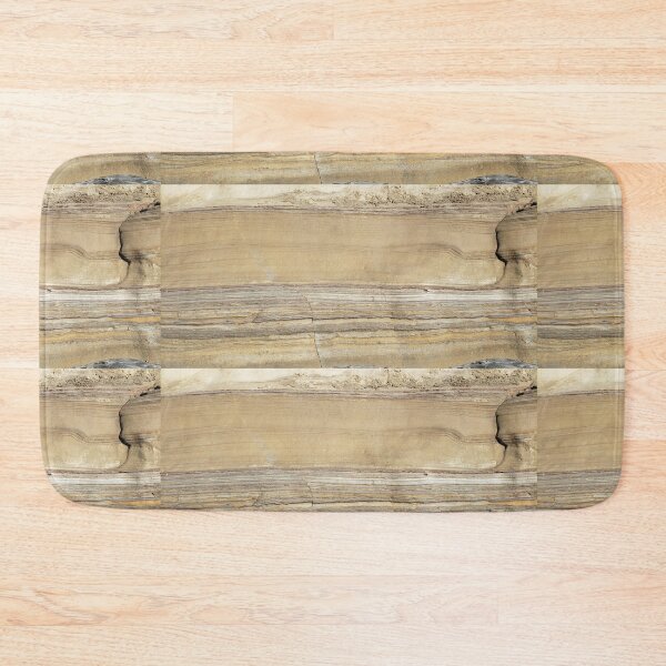 Item preview, Layered Sandstone Texture - Warm Earth Rock Close-Up Photography designed and sold by TheArtOfTreble.