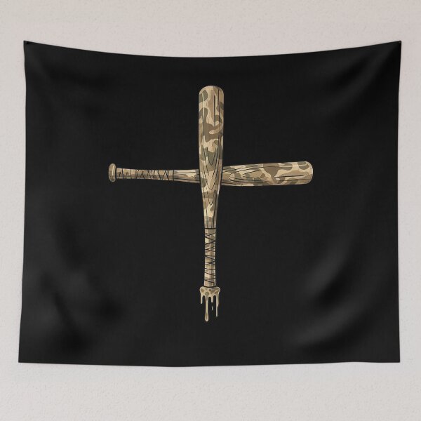 Item preview, Camo Crossed Baseball Bats Design designed and sold by KIROSALS.