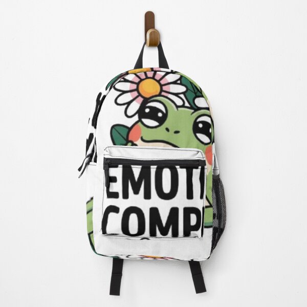 Item preview, Emotionally Complicated – Cute Frog and Flowers Humor Graphic designed and sold by NewUSShop.