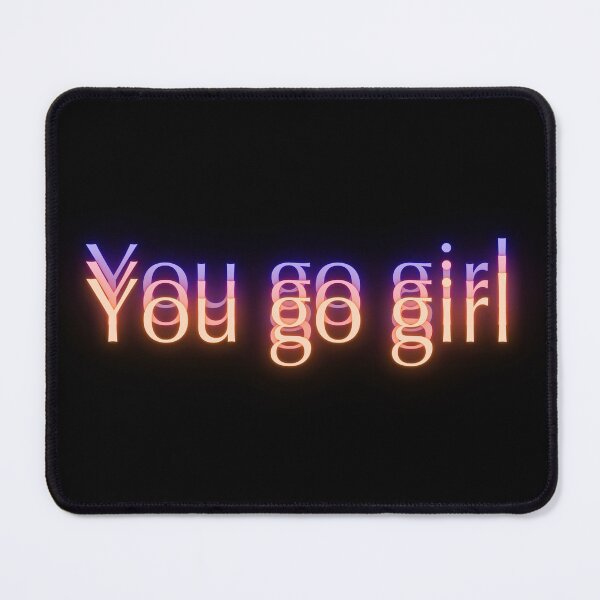Item preview, You Go Girl – Fiery Layered Lettering Bold Empowerment Design designed and sold by CosmicCutouts.